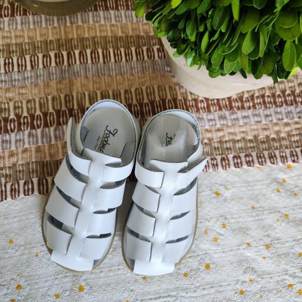 FOOTMATES Captain Waterproof‎ Leather Strap-Closure Fisherman Sandals Unisex 7c